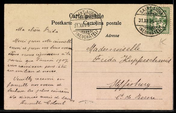 Cartoline postali: AK Neuchatel, Place du Marche – Usato da Berlin venduto da bartko-reher 1