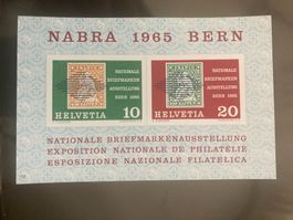 Schweiz 1965 Block NABRA Bern nr.12 postfrisch