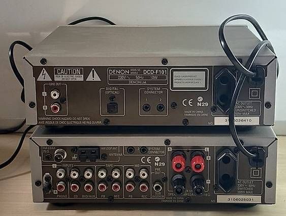 Denon Lettore multimediale & Streamer: Denon F101 HiFi Set  Receiver, Lettore CD e Casse – Usato da Novaggio venduto da GreenWebSolutions 2