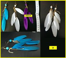✨ Viele Boho Style Ohrringe mit Federn - Preis pro Paar ✨