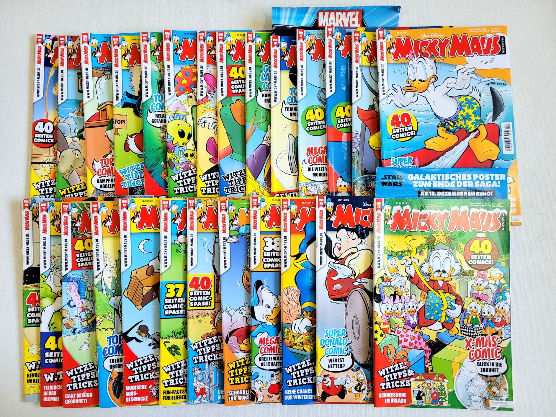 Comics: 26 Micky Maus von 2019 – Gebraucht aus Schöftland von huair
