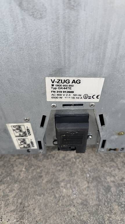 V-Zug Herde: V-Zug  Toptronic Kochfeld – Gebraucht aus Künten von buli76 2