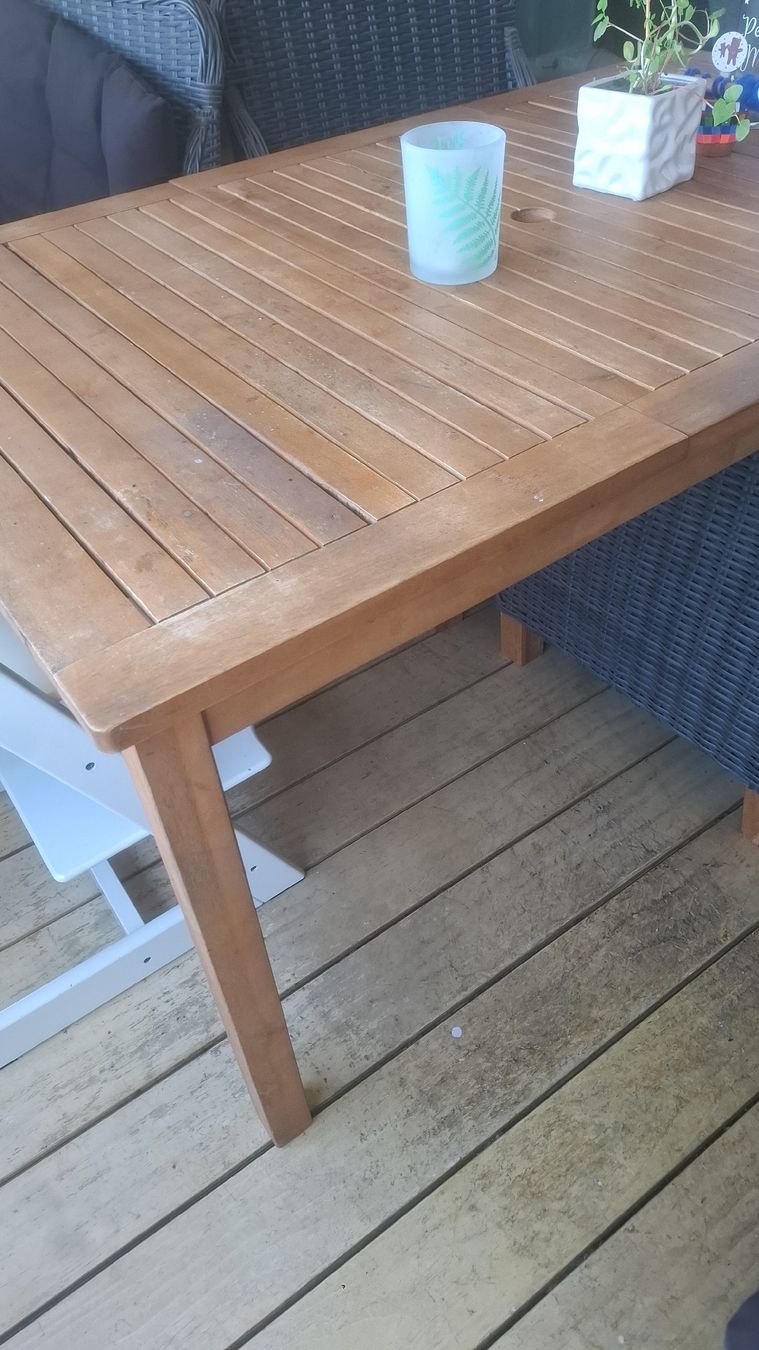 Tische: Balkon/Gartentisch Braun 90x150cm – Gebraucht aus Zürich von sil_2yhh 2