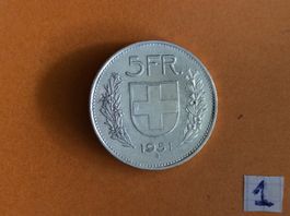 5 francs  1951