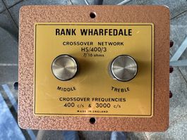 Historische Rank Wharfedale Frequenzweiche (zwei Stück)