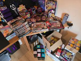Pokemon Auflösung / 37.3kg BULK + Tins + Zubehör + Promos