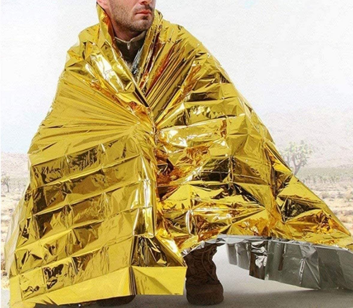 Coperte: 2stk. Decke Rettungsdecken Rettungsfolie Camping Outdoor – Nuovo (secondo la descrizione) da Kirchdorf AG venduto da Apost008