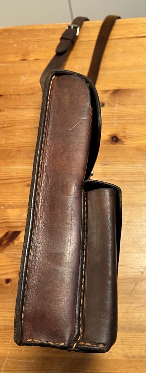 Schweizer Armee Borse: Ledertasche Antik Vintage Armee – Usato da Sevelen venduto da Ritiplampi 5