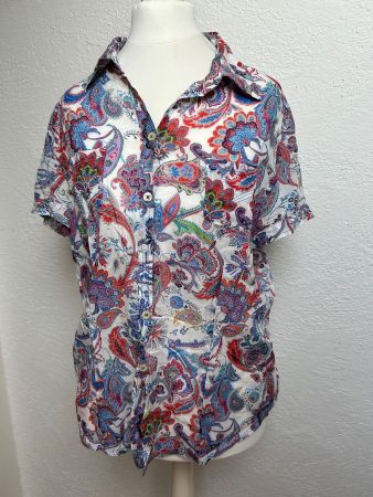Nadine H Sommerbluse, Gr. 38, buntes Paisley Muster!