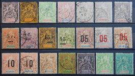Reunion Franz. Kolonie ex. Kat. 35-77 */gest. 1892/1912