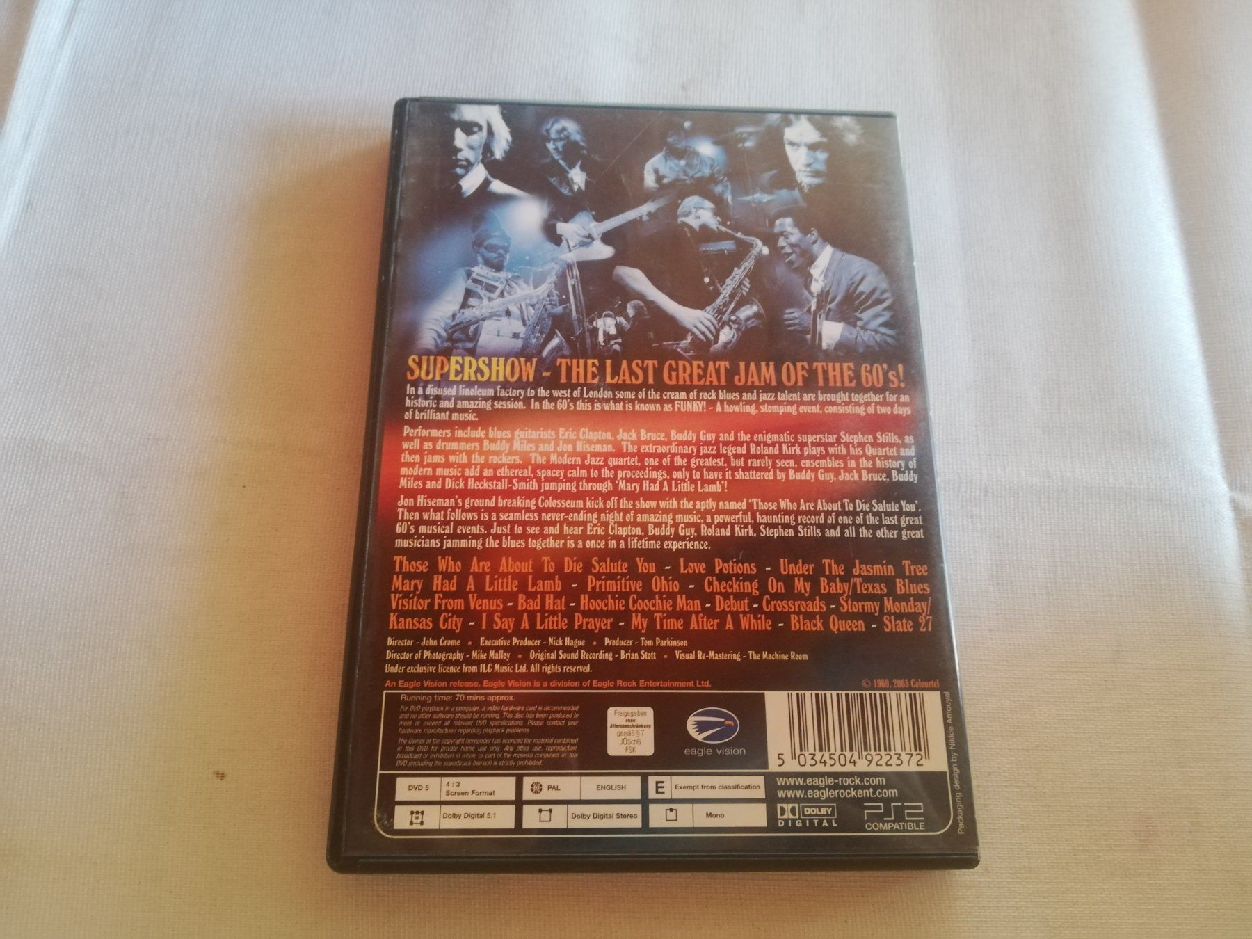 Tutti i DVDs: SUPERSHOW - BUDDY GUY, ERIC CLAPTON, JACK BRUCE – Usato da Bern venduto da Vinylsound.ch 1