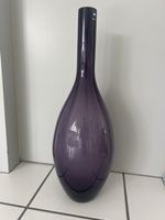 Vase Leonardo Glas violett schlanke Form guter Zustand