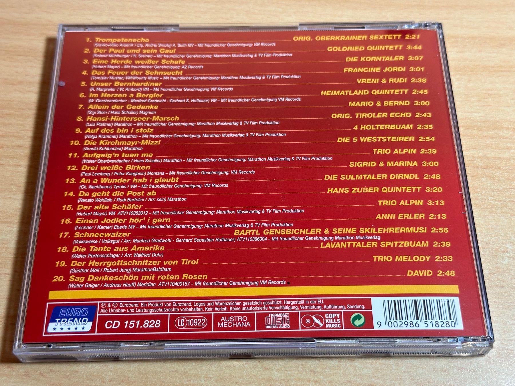 CD: Various – 100 Volksmusikhits - 5 CD – Usato da Rikon im Tösstal venduto da Alpenmutz 3