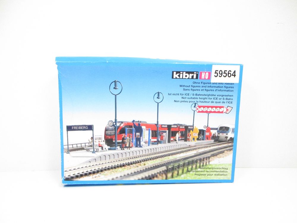 Kibri Modelleisenbahnen: Kibri H0 59564 Bahnsteig "Freiberg" – Neu (gemäss Beschreibung) aus Olten von Heinrich875