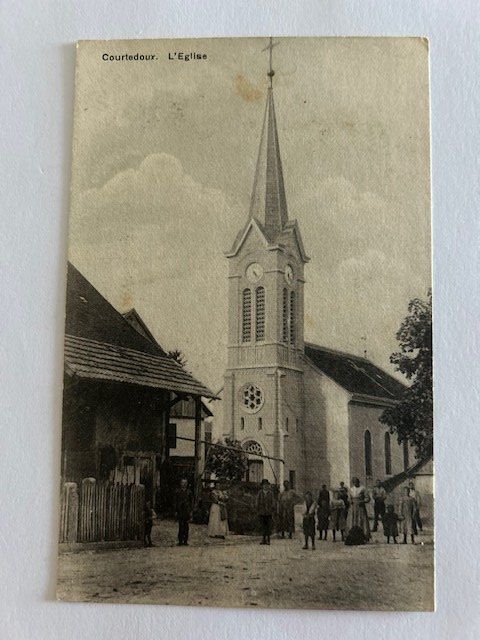 Cartoline postali: ANCIENNE CARTE DE COURTEDOUX – Usato da courtedoux venduto da dan029