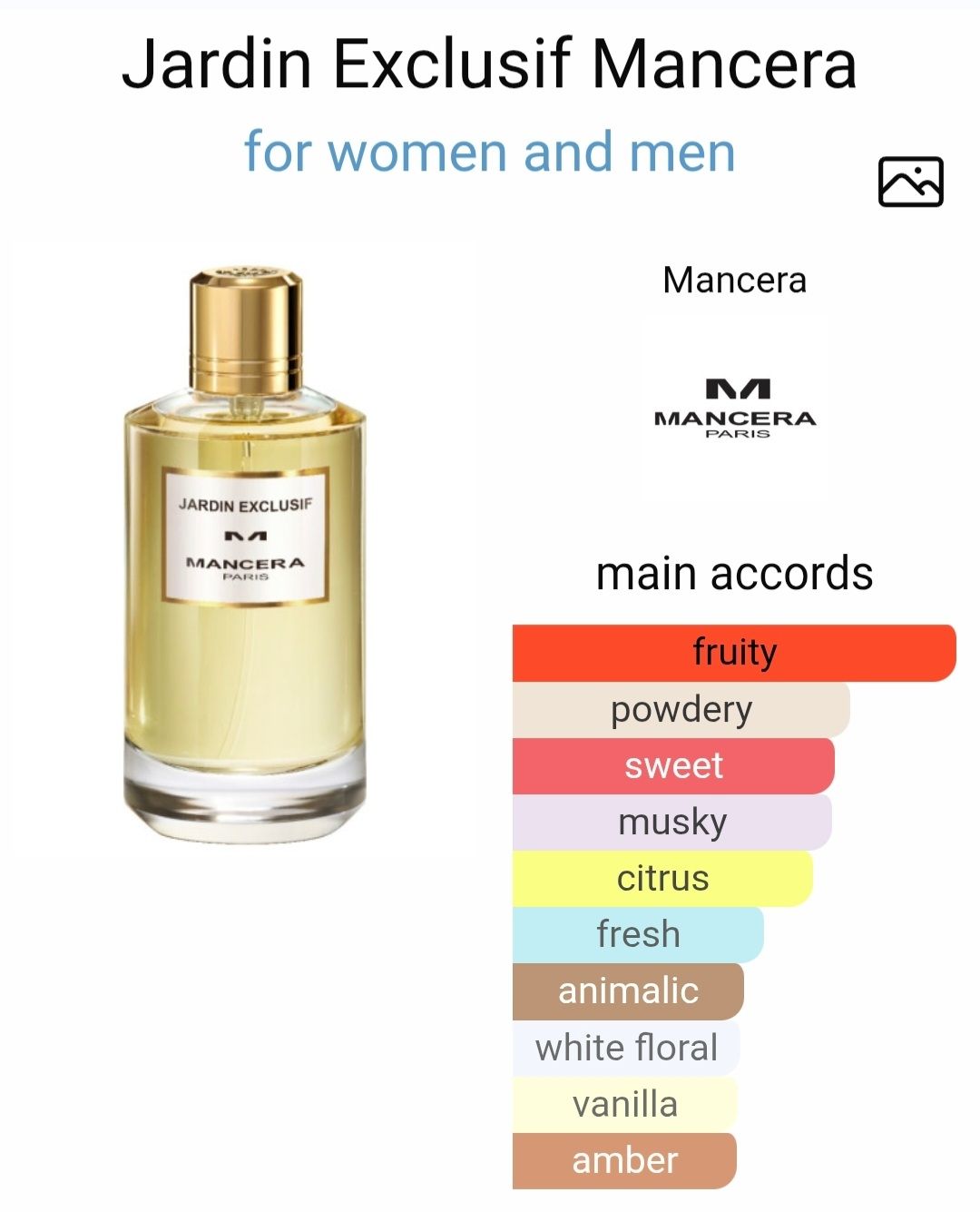 Mancera Profumi & Eau de Toilette: Mancera Jardin Exclusif – Nuovo (secondo la descrizione) da Utzigen venduto da DRAGONY23 2