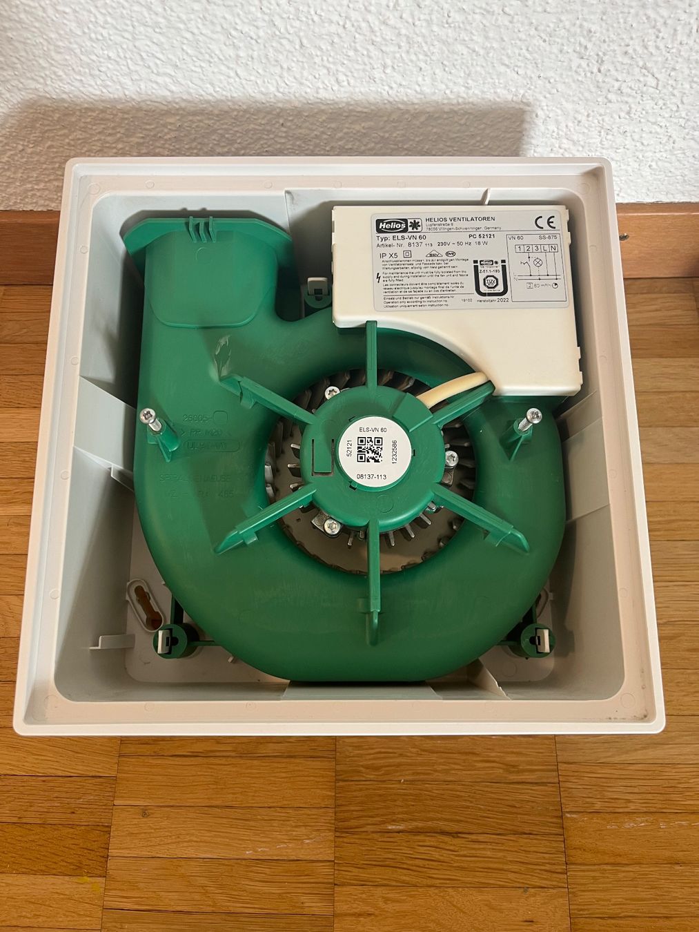 Helios Ventilatoren: Helios Ventilator ELS-VN 60. Lüfter – Gebraucht aus bern von