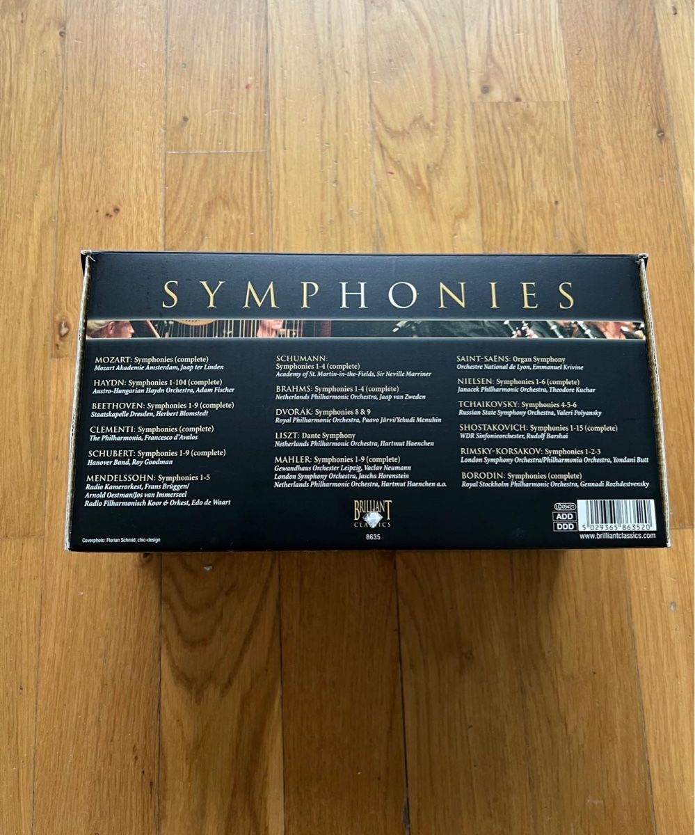 CD: 100 CD Box Symphonies – Usato da Zürich venduto da moonchild02 1
