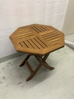 Wooden Octagonal Folding Garden Table - Perfect for Summer!