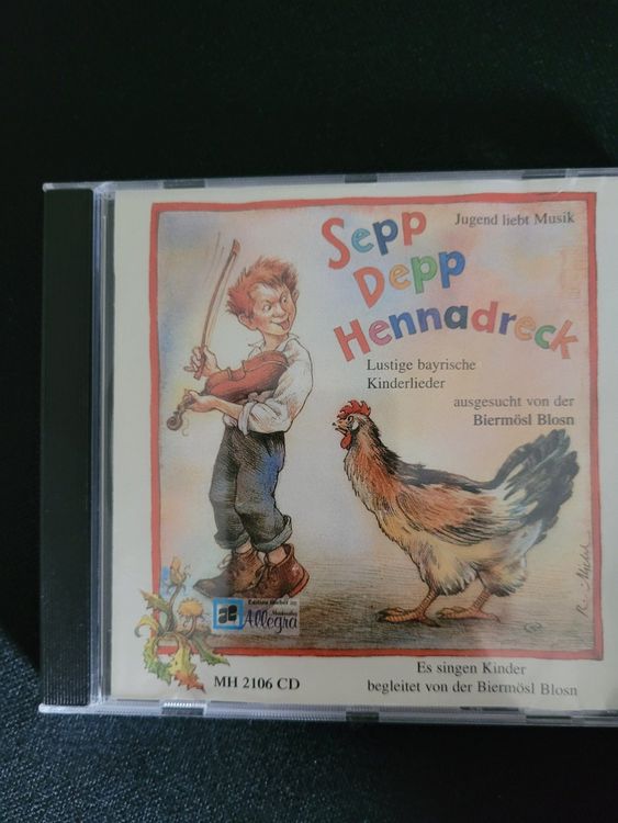 CD: Sepp, Depp, Hennadreck - lustige bayrische Kinderlieder (Gebraucht ...