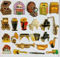 Musikinstrumente Pins