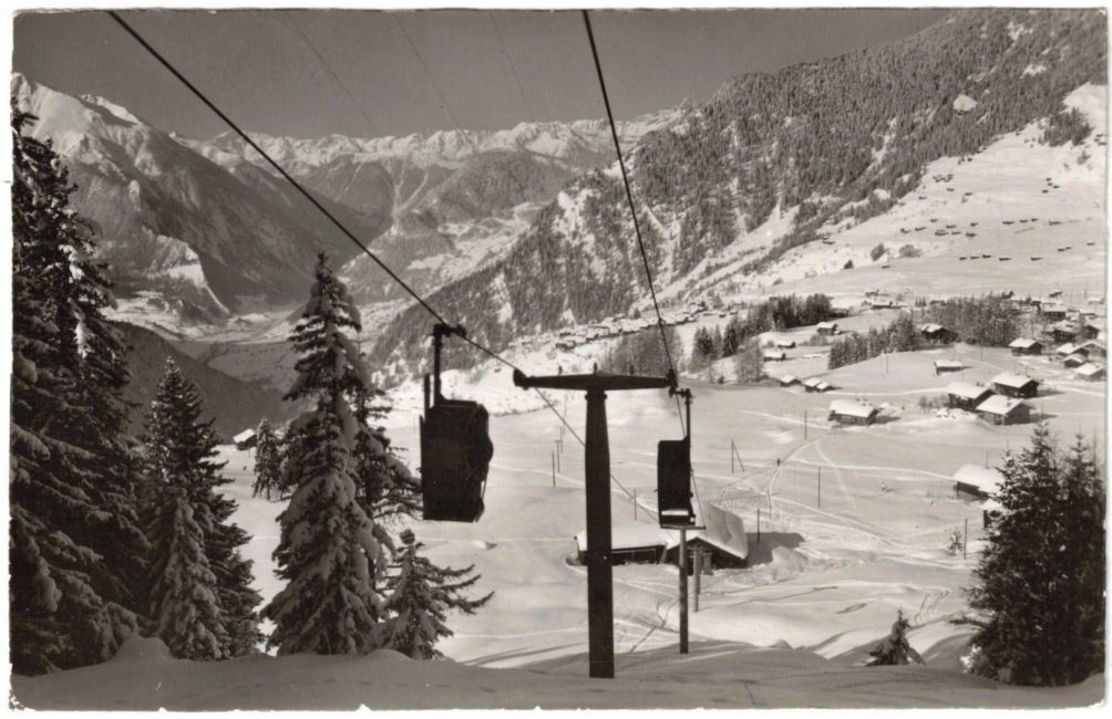 Cartoline postali: Verbier - Sessellift Médran – Usato da Binningen venduto da Mountainrider