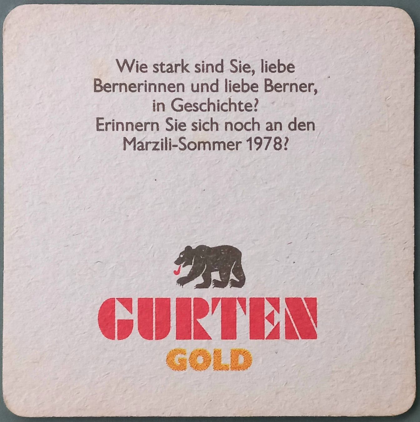 Sottobicchieri: Bierdeckel - Gurten Bier - CH – Usato da Niederuzwil venduto da lubimaja 1