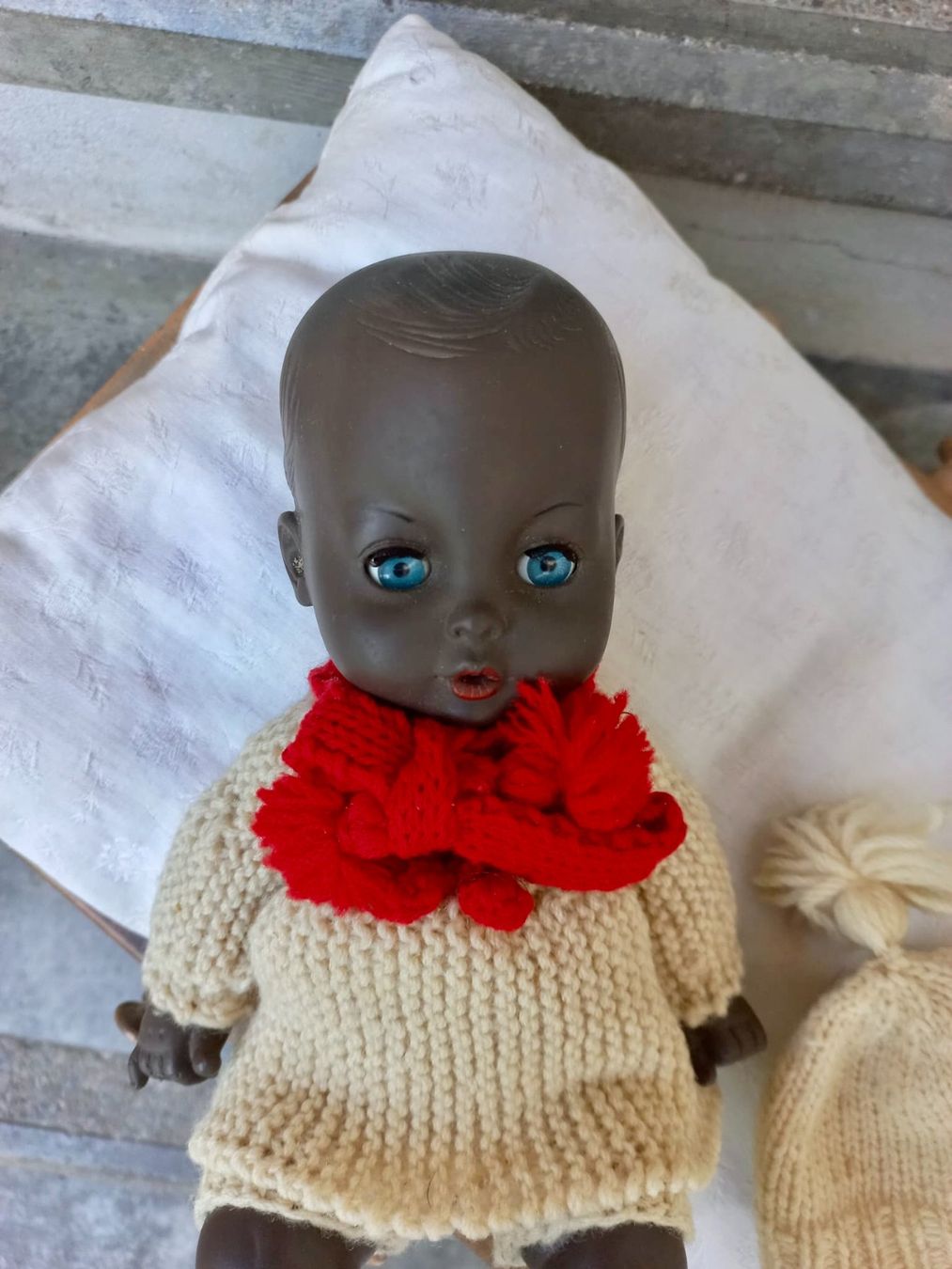 Bambole: antikes Puppenbett mit Ratti Puppe – Usato da Burgdorf venduto da glasrabe01 4