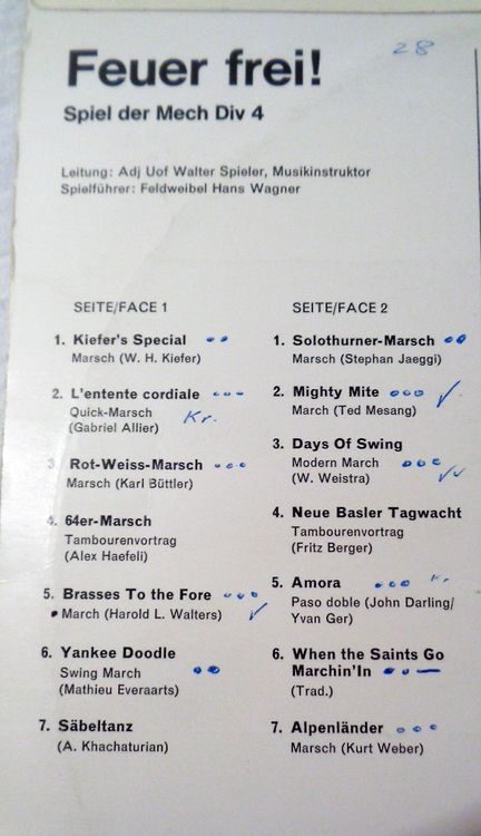 Spiel der mech Div 4 - Feuer frei / LP Schweizer Militär (Gebraucht) in ...