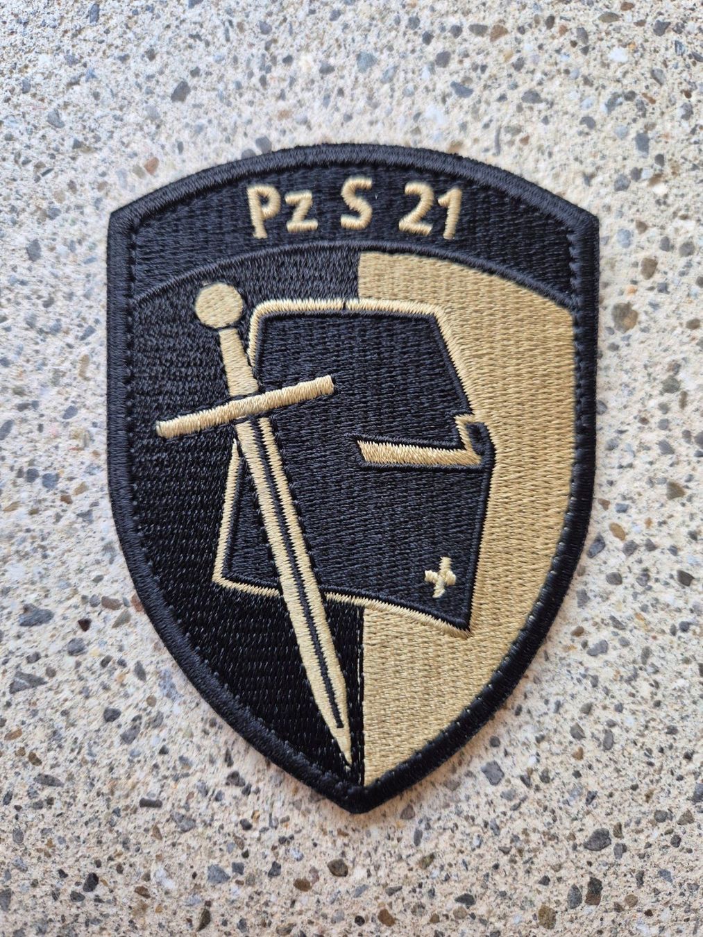 Schweizer Armee Placchette & Badge: *** Badge Panzer Pz S 21 mit klett *** – Usato da Riedholz venduto da fr_sIruP