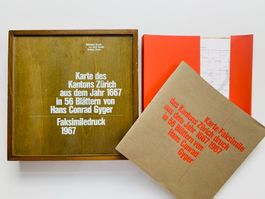 Karte Kanton Zürich (1667) in 56 Blättern, Faksimiledruck