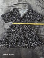 Amisu Damen Kleid Schwarz-Weiss Punkte Grösse 36
