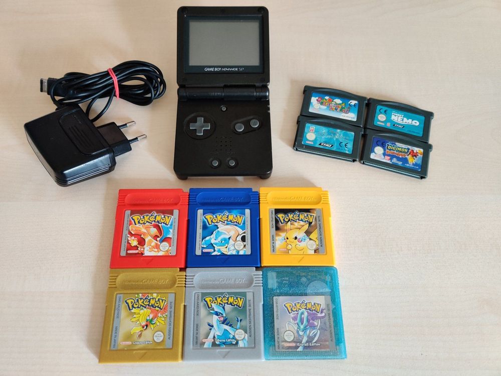 Gameboy Advance SP + Pokémon Spiele | Kaufen Auf Ricardo