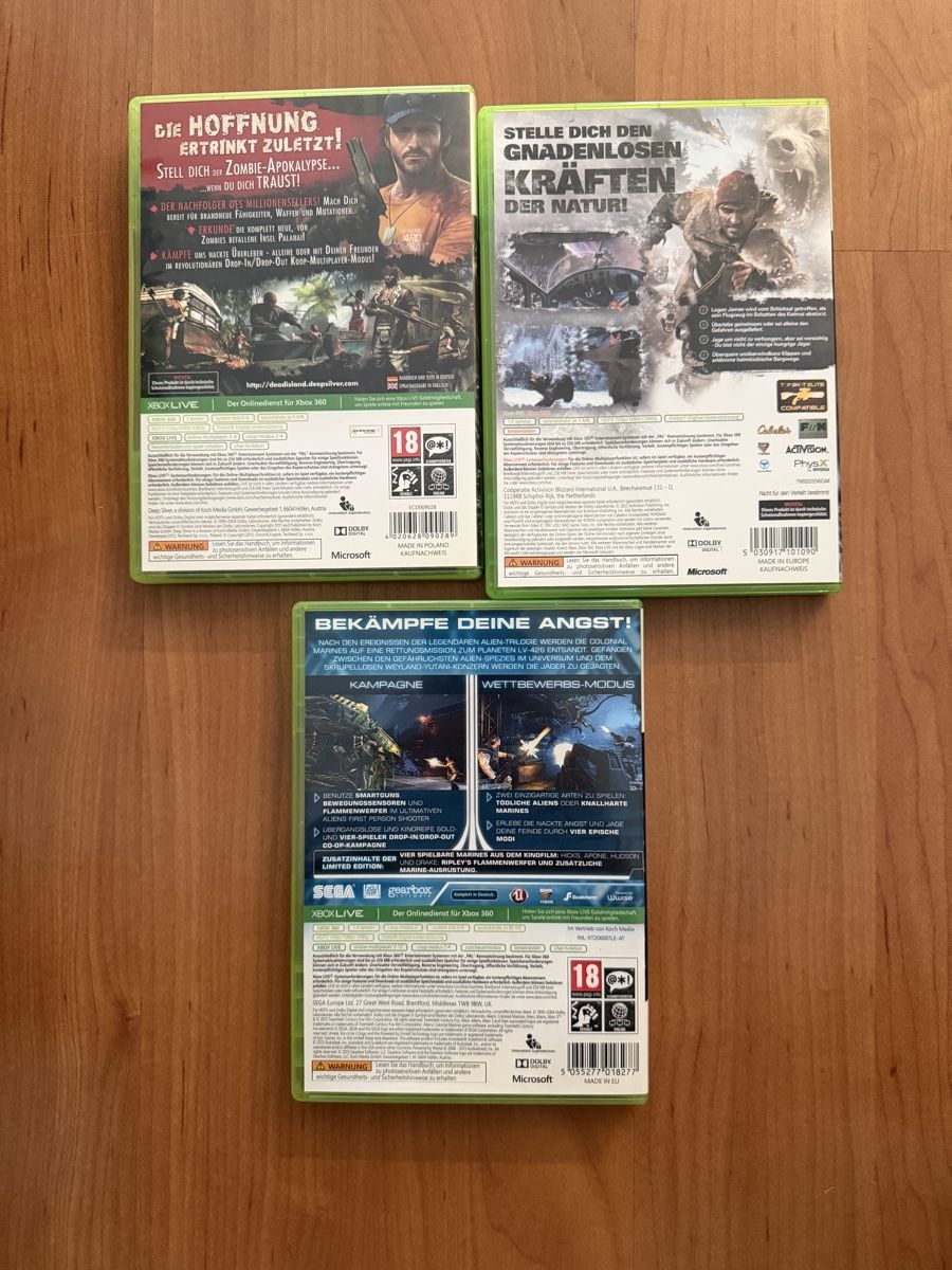 Microsoft Spiele: 3 Xbox 360 Spiele – Gebraucht aus Hendschiken von Jamie2006 1