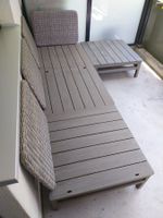 Modulares Gartensofa aus Holz