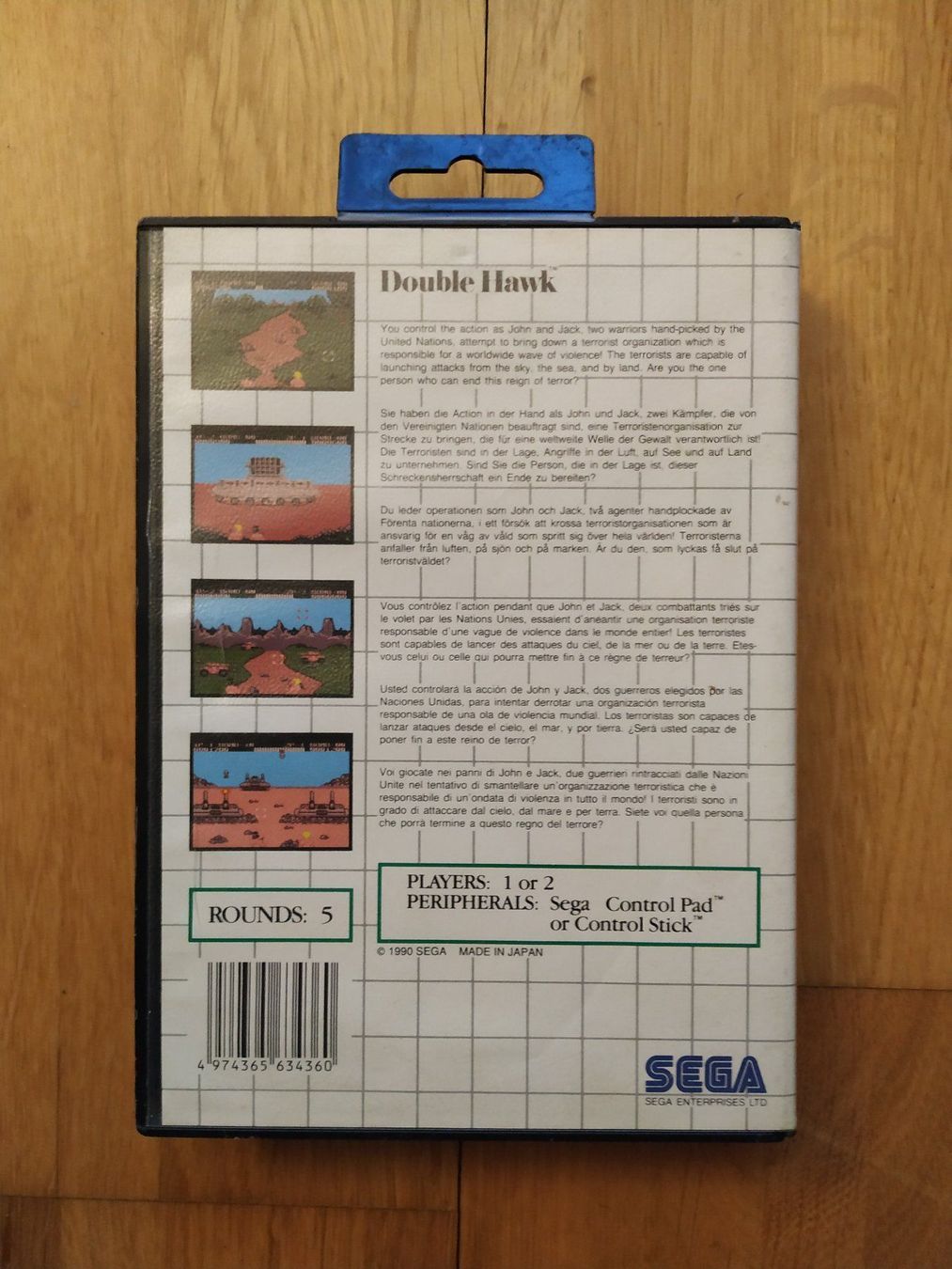 Giochi: Double Hawk - Sega Master System – Usato da Ostermundigen venduto da rotronic35 2