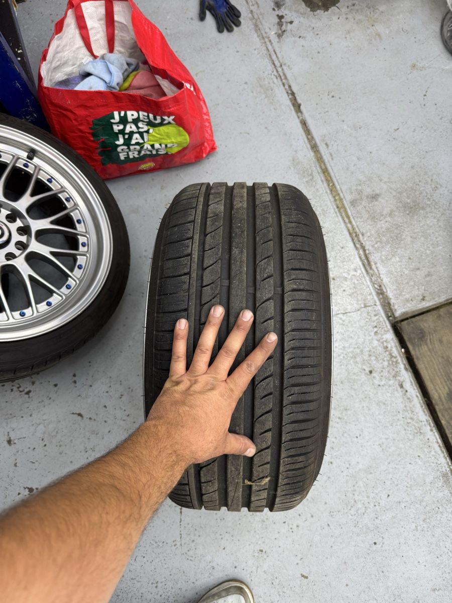 BMW Pneus & Kompletträder: 4x replika LeMans BMW e36 8,5 & 10 x 18 – Gebraucht aus Galmiz von NetterVerkaufer123 4
