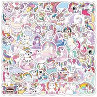 Einhorn Sticker Set, Süsse Kawaii Regenbogen Vinylaufkleber