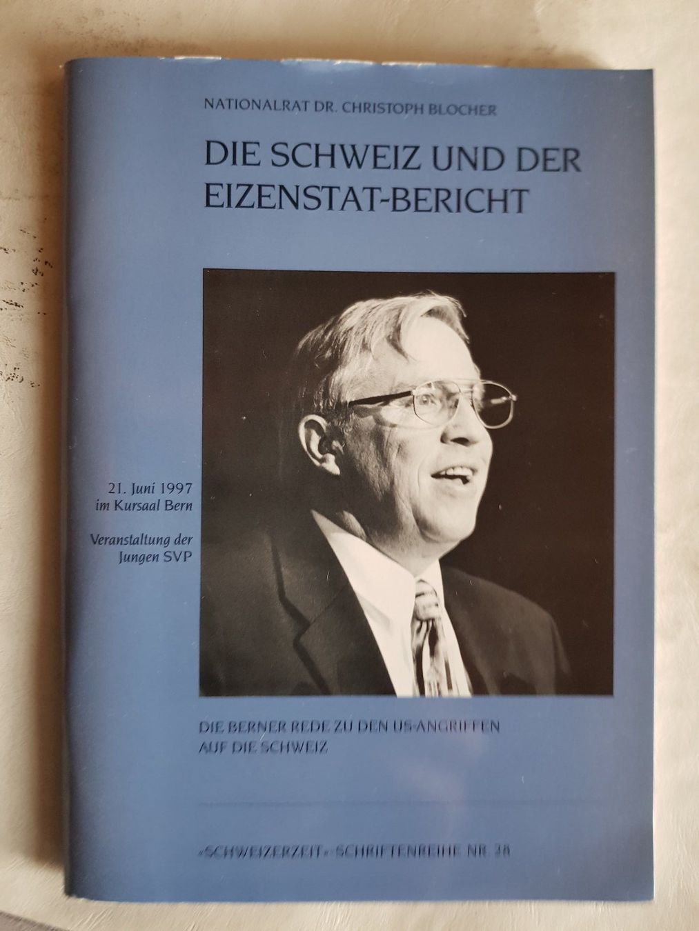 Libri: Die Schweiz und der Eizenstat-Bericht 1997 Chr. Blocher – Usato da Walterswil BE venduto da Lonitti