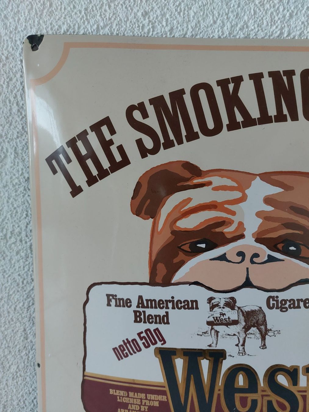 Marlboro Insegne: Emailschild West Cigarette Tabacco – Usato da Schenkon venduto da TG10 1