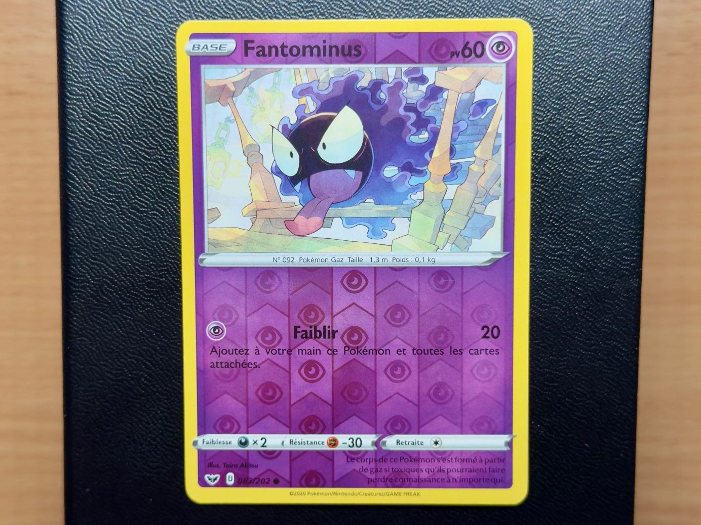 Pokémon Sammelbilder & Trading cards: Fantominus Reverse (083/202)- Épée et Bouclier - SSH FR EB01 – Gebraucht aus Chézard-St-Martin von Kro_Cards
