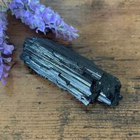 ✲ Schwarzer Turmalin Rohstein ✲ 74g / 84mm Schörl Tourmaline