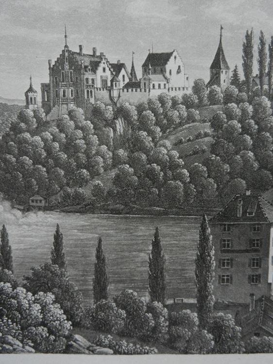 Gravures: Schloss Laufen Rheinfall – D'occasion à Risch par Rischli15 6