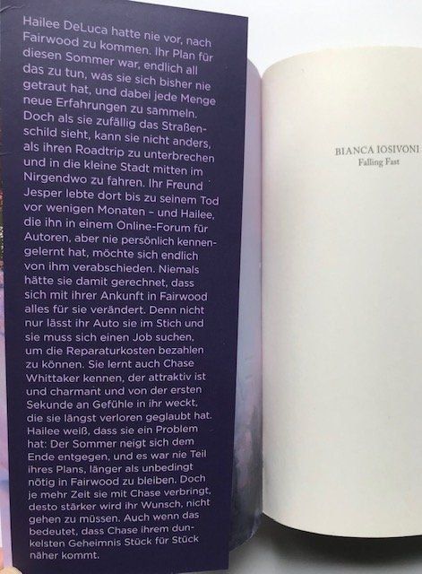 Libri: Falling fas von Bianca Iosivoni – Usato da Zürich venduto da popcorn67 3