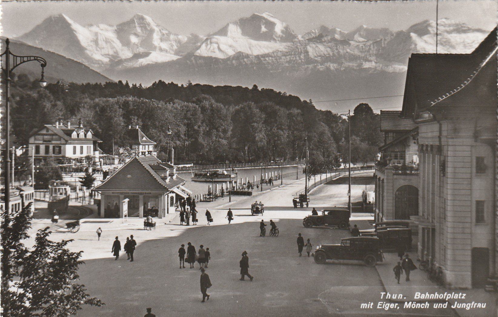 Cartes postales: Thun Bahnhofplatz – D'occasion à Rorschacherberg par fratovi2