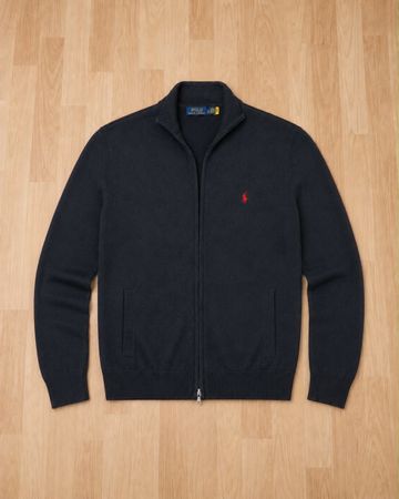 Strickjacke Polo Ralph Lauren Herren dunkelblau Grösse L ...