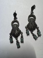 Boucles d'oreilles argent 925 vintage style Art déco 💎