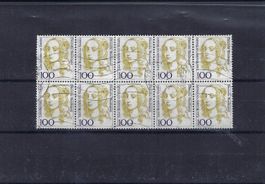 Deutsche Bundespost Luise Henriette von Oranien 10er Block