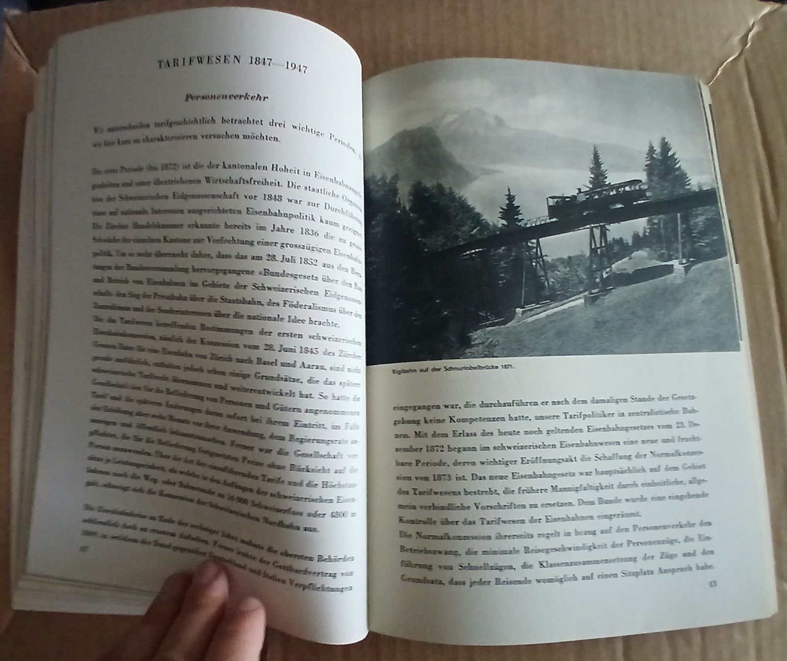 Libri: Antikes Buch "100 Jahr Schweizer Eisenbahn" - Ausgabe 1947 – Usato da Luzern venduto da baku1961 3