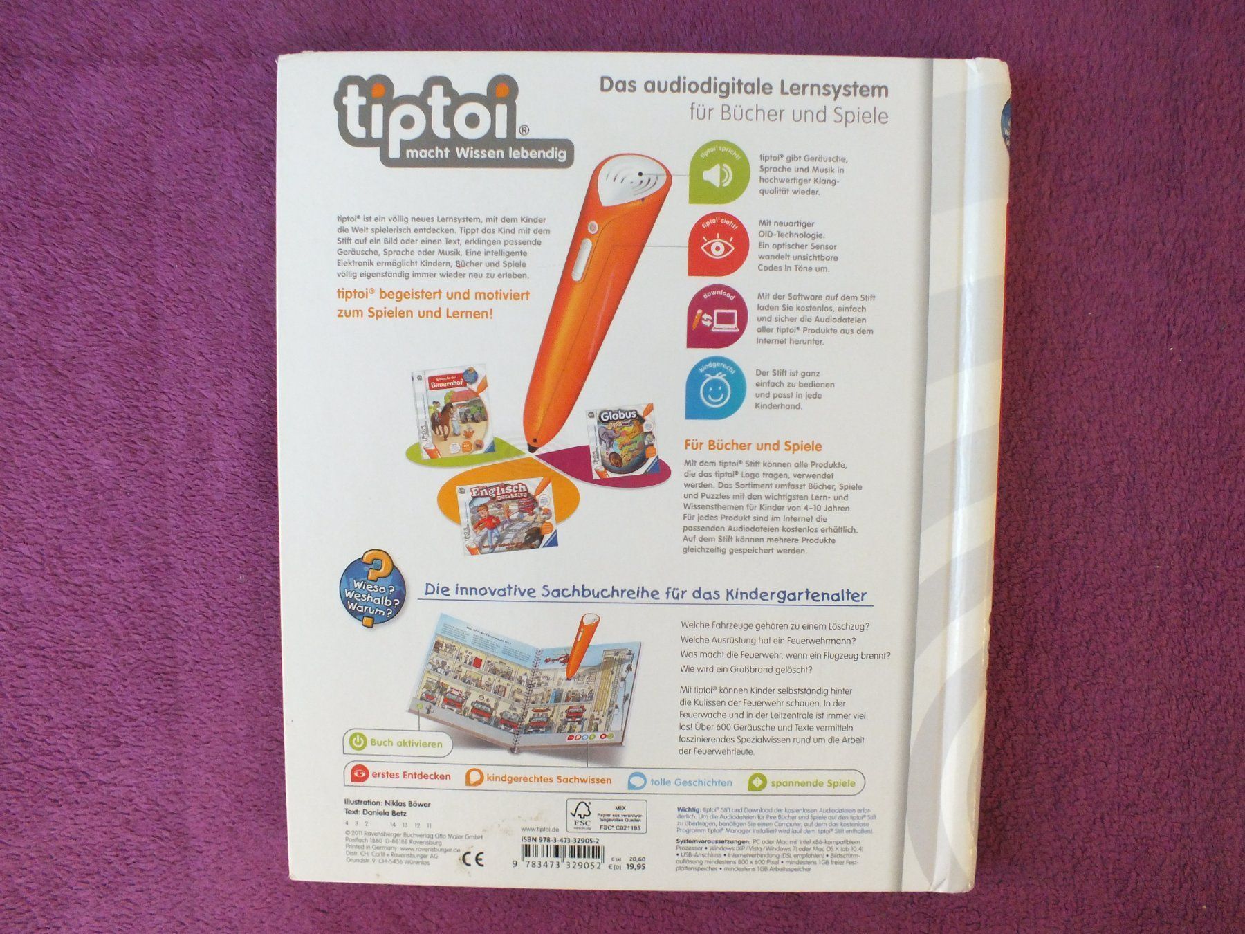 Libri: tiptoi Buch - Unterwegs mit der Feuerwehr – Usato da Müllheim Dorf venduto da Seeeule01 9